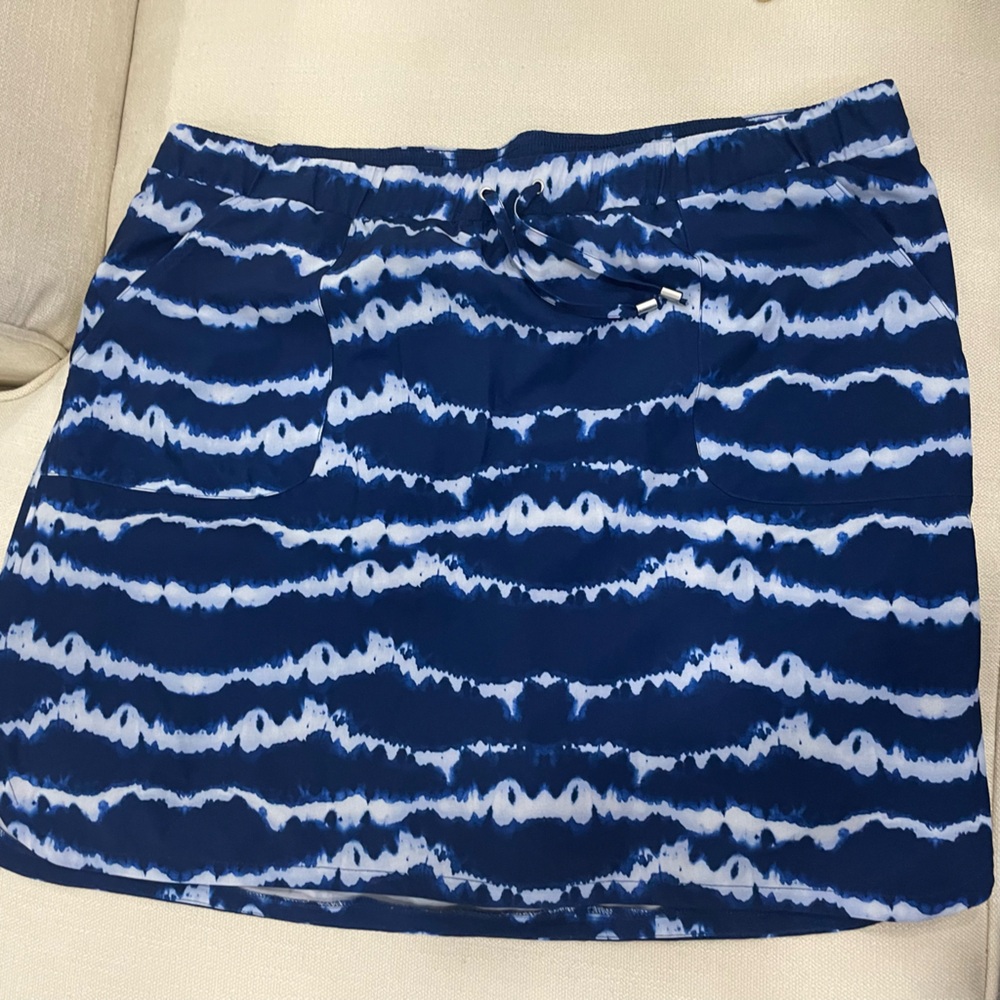 Blue skort